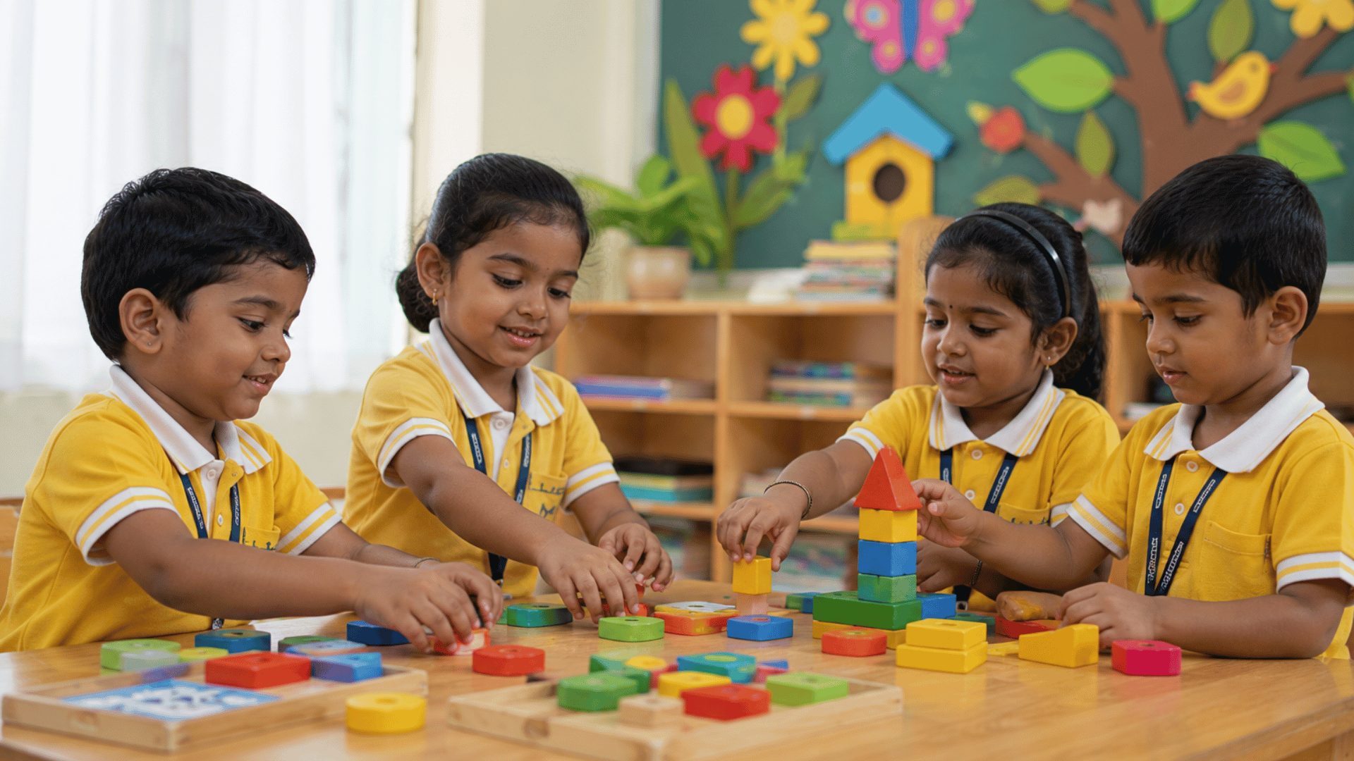 Children in classroom